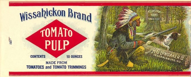 Pride of Talbot Tomato Can Label Preston Maryland File Copy Piedmont