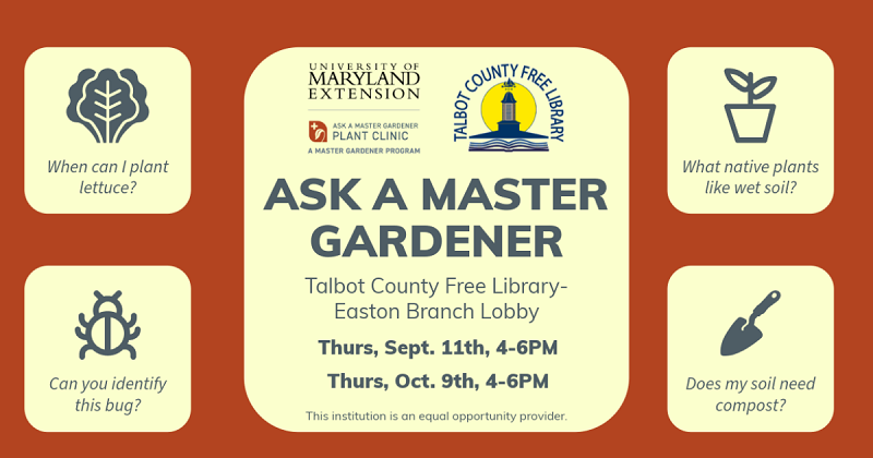 Ask a Master Gardener. September 11.