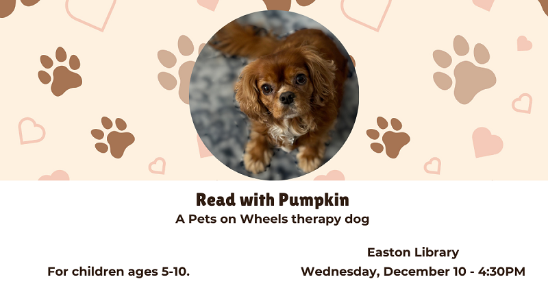 Read with Pumpkin. December 10.
