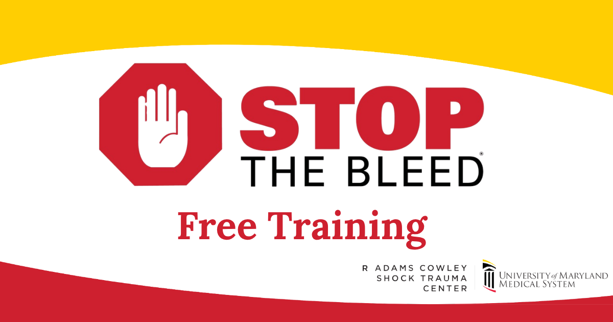 Stop the Bleed Training. August 1.