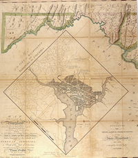 Digital image of State of Maryland map