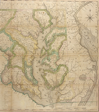 Digital image of State of Maryland map