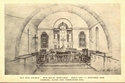 Old Wye Church, Wye Mills, Maryland Built 1721 Restored 1949 Chancel, Alter, and Communion Rail--J. B. Moll, Jr.