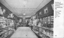Interior of LLoyd & Blaine's Pharmacy, Pocomoke City, Md. - Drugs, Paints, Glassware, Fancy Goods, Jewelry, Silver Sets, Etc.
